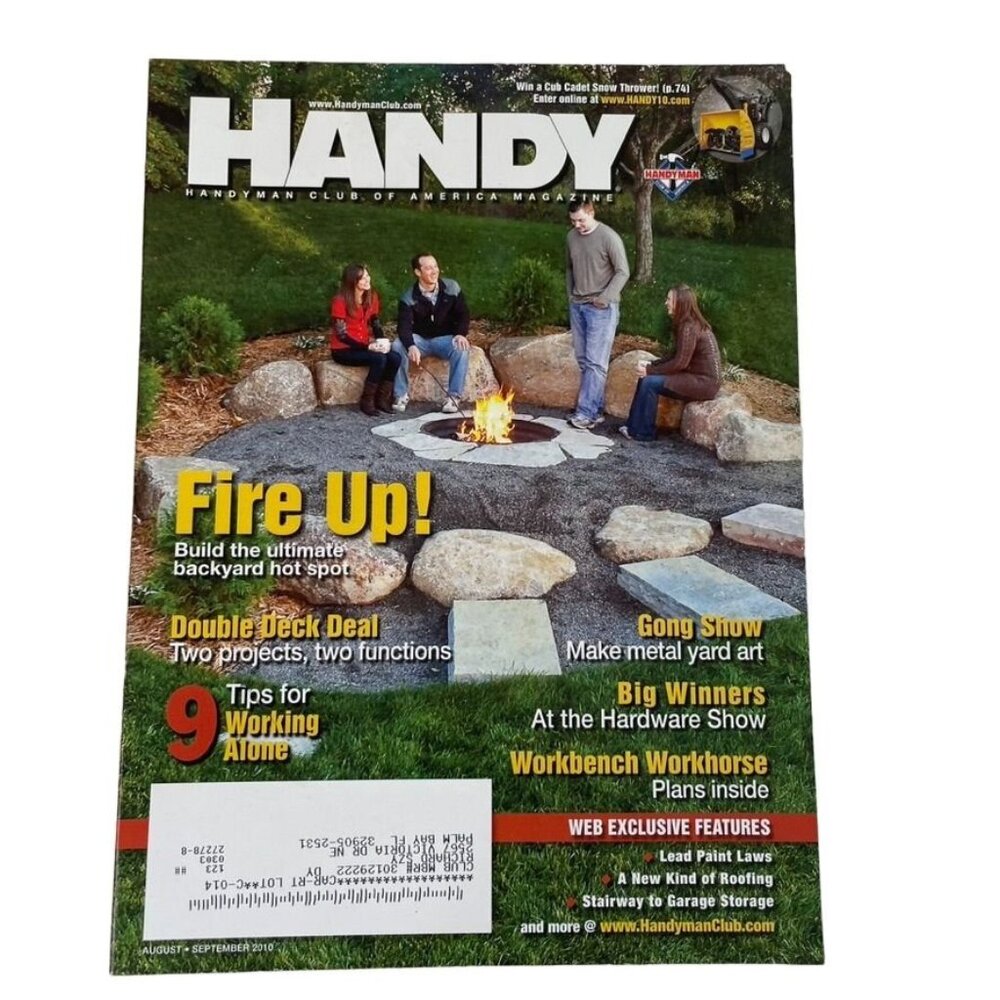 Handyman Club of America Magazine Vol 18 Issue 101 No 4 Aug Sep 2010  u Working
